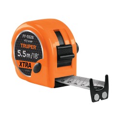 Flexómetro XTRA TRUPER 5.5 metros, cinta de 28 mm extra ancha Mod. FF-5528