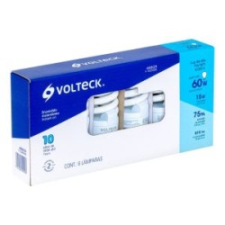 Foco ahorrador Volteck espiral mini T2 15 W 6 unidades Mod. F-15EMX6