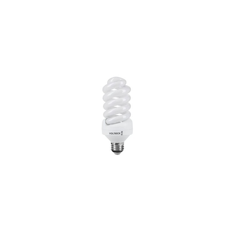 Foco ahorrador Volteck espiral T4 24 W luz neutra Mod. FS-24E