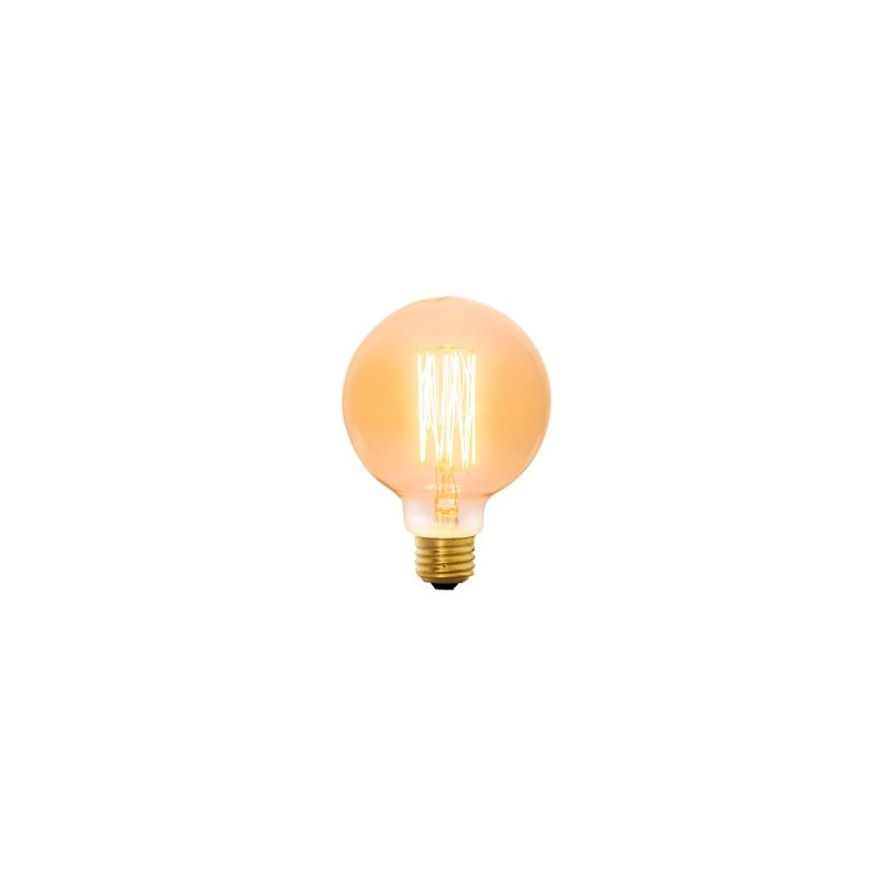 Foco incandescente vintage Volteck 40 W tipo globo Mod. FIV-40G