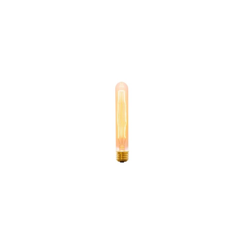 Foco incandescente vintage Volteck 40 W tipo probeta Mod. FIV-40P