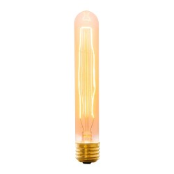 Foco incandescente vintage Volteck 40 W tipo probeta Mod. FIV-40P