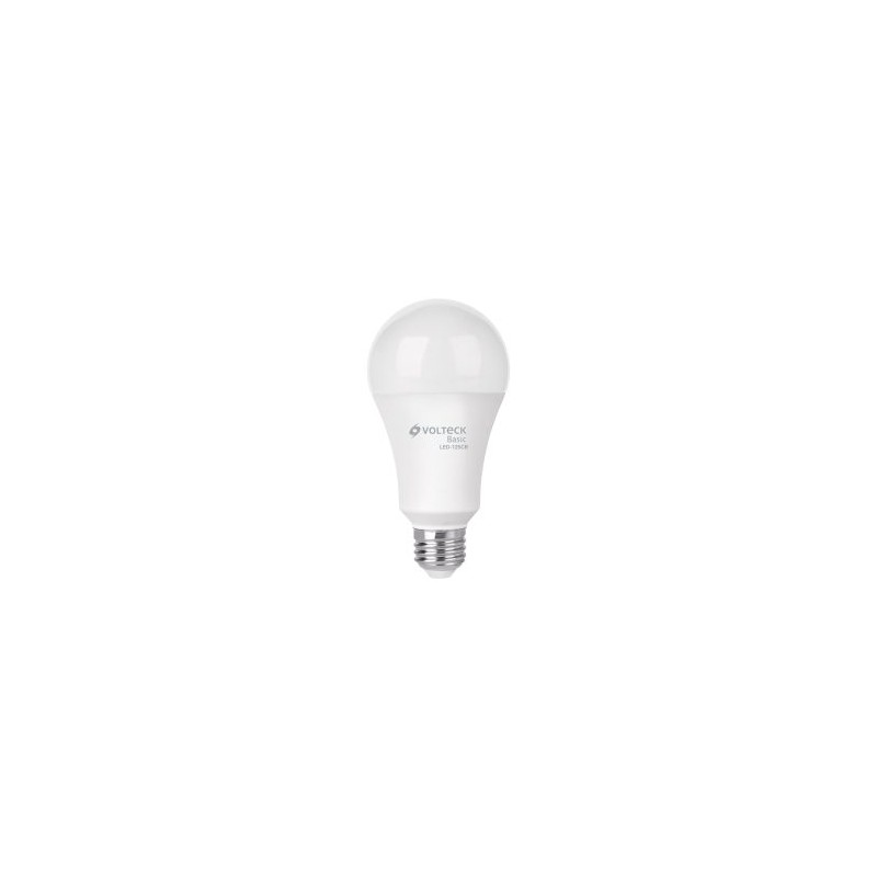 Foco LED Volteck Basic tipo bulbo A22 16 W luz cálida Mod. LED-125CB