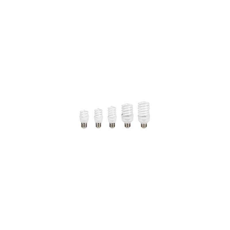 Focos ahorradores Volteck espiral mini diámetro T2 luz de día