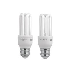 Focos ahorradores Volteck triples diámetro T3