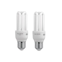 Focos ahorradores Volteck triples diámetro T3
