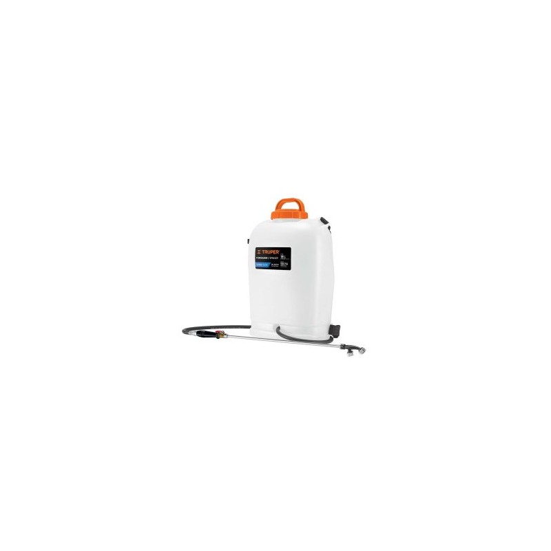 Fumigadora eléctrica Truper 18 litros con batería de ion litio 12V Mod. FUB-18