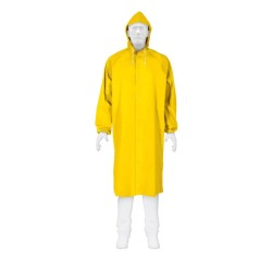 Gabardina impermeables Truper amarillas triple capa