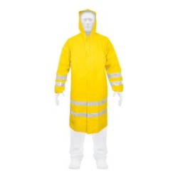 Gabardinas impermeables Truper doble capa con reflejante