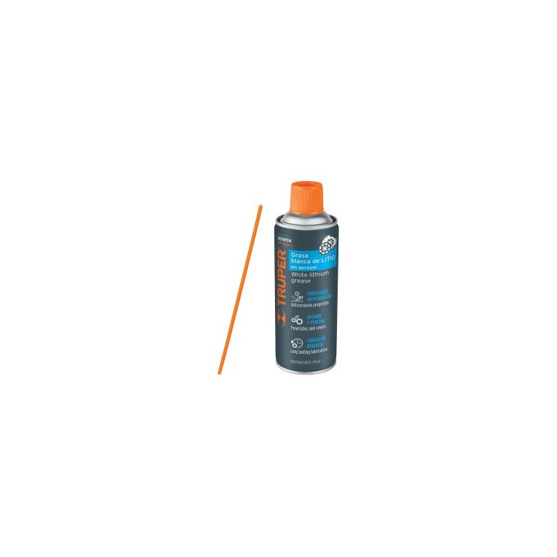 Grasa blanca de litio en aerosol Truper 295 ml Mod. WT-300GL