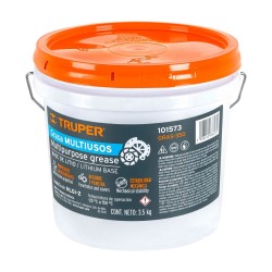 Grasa lubricante multiusos Truper base litio 3.5 Kg Mod. GRAS-350