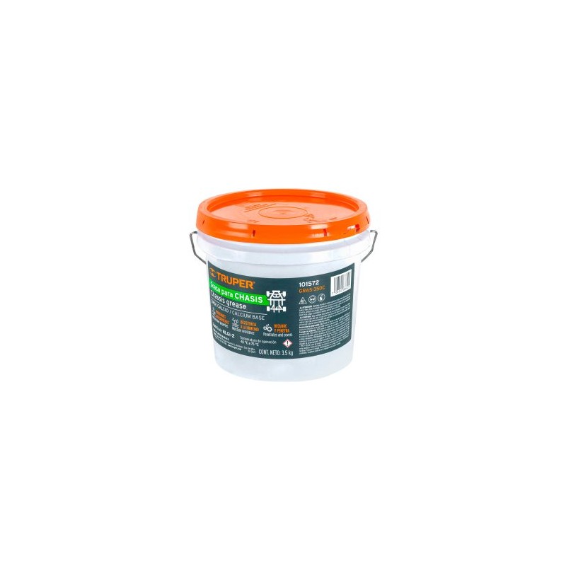 Grasa lubricante para chasis Truper base calcio 3.5 Kg Mod. GRAS-350G