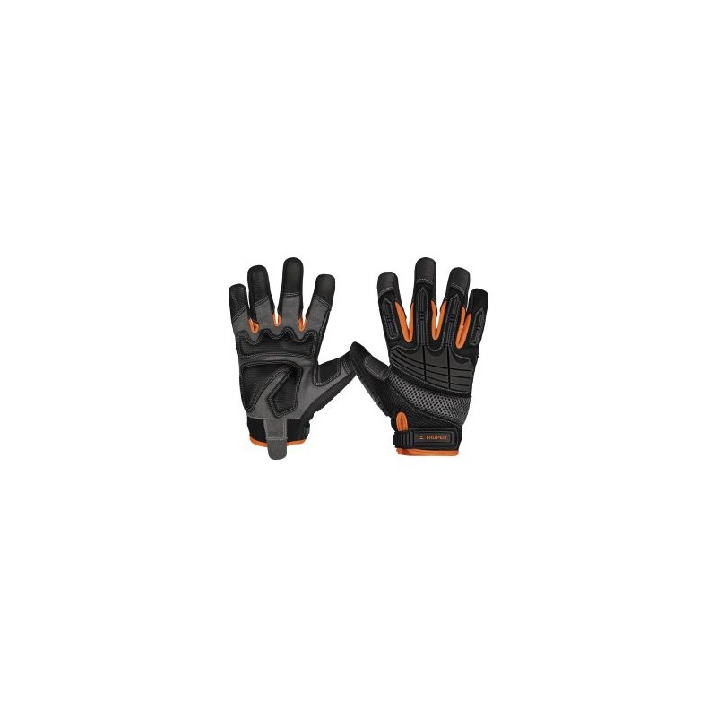 Guantes de seguridad y trabajo para mecánicos con protección anti-impacto Mod. GU-665