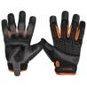 Guantes de seguridad y trabajo para mecánicos con protección anti-impacto Mod. GU-665