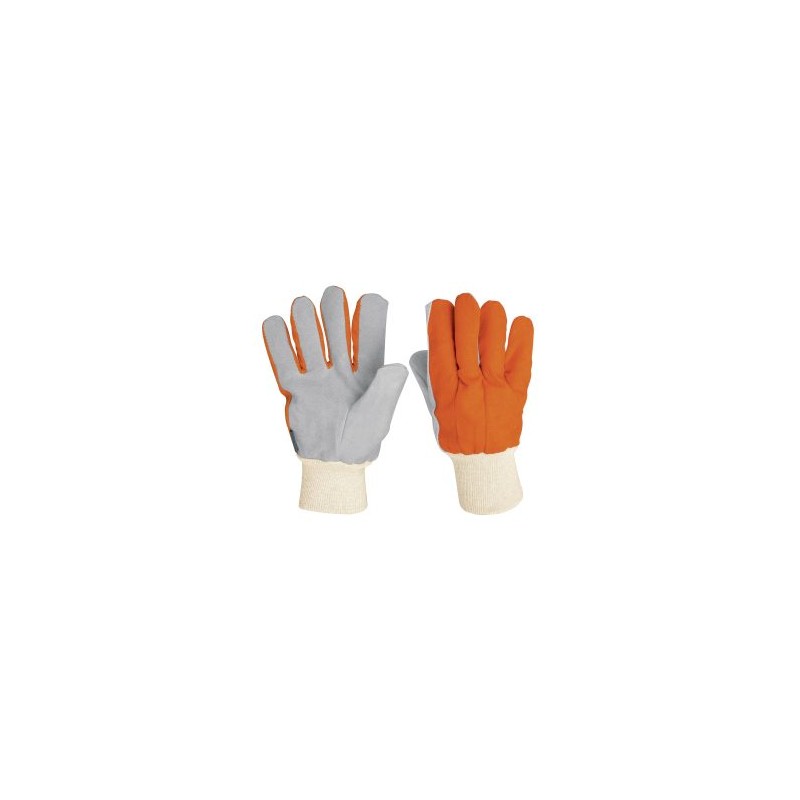 Guantes de seguridad y trabajo Truper carnaza y loneta uso ligero Mod. GU-265