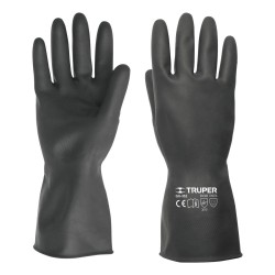 Guantes de seguridad y trabajo Truper de látex para trabajos de pinturas