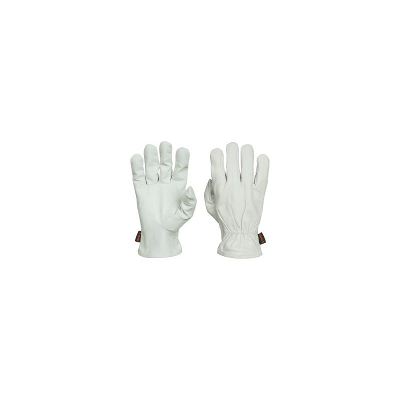 Guantes de seguridad y trabajo Truper de piel de cabra tipo operador Mod. GU-725