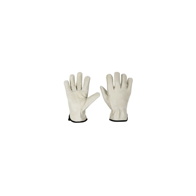 Guantes de seguridad y trabajo Truper de piel de cerdo tipo operador Mod. GU-743