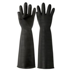 Guantes de seguridad y trabajo Truper para limpieza industriales puño largo