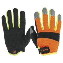 Guantes de seguridad y trabajo Truper para mecánico alta visibilidad Mod. GU-625