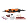 Herramienta rotativa profesional Truper 97 accesorios 150 W Mod. MOTO-A2