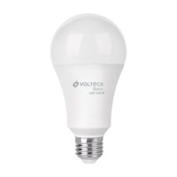 Foco LED Volteck Basic tipo bulbo A22 16 W luz cálida Mod. LED-125CB