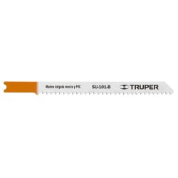 5 seguetas para sierra caladora 10 DPP zanco “U” corte recto para madera Truper Mod.SU-101-B