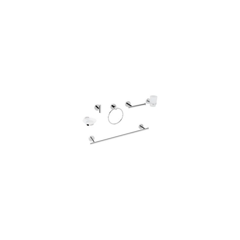 Accesorios para Baño Cromados Foset de 6 Piezas Mod. TBA-7000