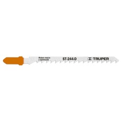 5 seguetas para sierra caladora 6 DPP zanco “T” corte curvo para madera Truper Mod.ST-244-D