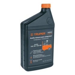 Aceite mineral para compresor Truper 1000 ml (34 oz) Mod. ACEM-32