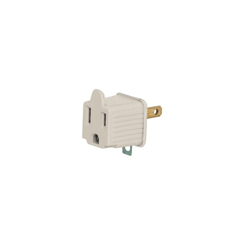 Adaptadores eléctricos 3 a 2 bolsa Volteck