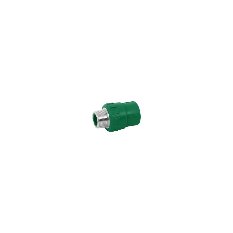 Adaptadores Macho Foset de PPR con Inserto Metálico