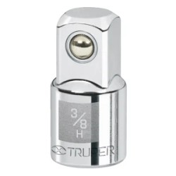 Adaptador de Matraca Truper de Cuadro 3/8? a Cuadro 1/2? Mod. A-5253
