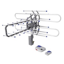 Antena aérea para TV Volteck giratoria 360 grados a control remoto Mod. ANGI-360