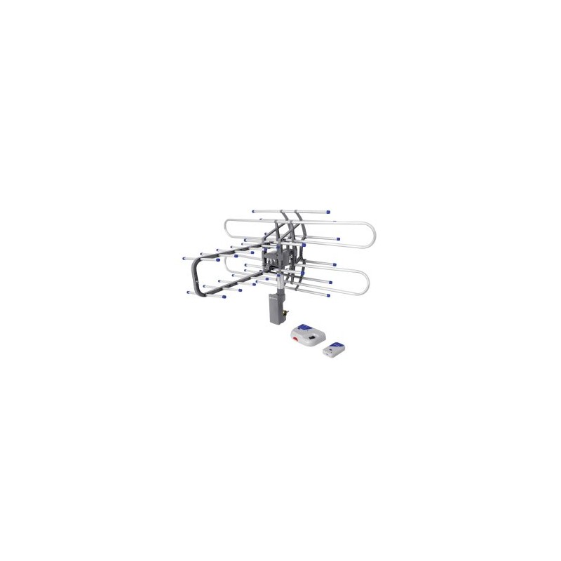 Antena aérea para TV Volteck giratoria 360 grados a control remoto Mod. ANGI-360