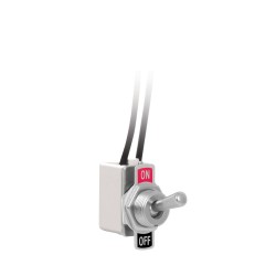 Apagador de palanca Volteck con cable Mod. APAL-2C