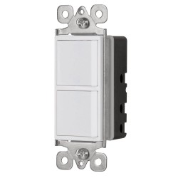 Apagador dúplex Volteck 1 sencillo y 1 de 3 vías línea Classic Mod. APDO-CLP