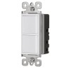 Apagador dúplex Volteck 1 sencillo y 1 de 3 vías línea Classic Mod. APDO-CLP