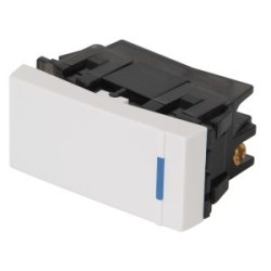 Apagador sencillo Volteck 1 modulo línea Española Mod. APSE-EB
