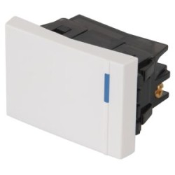 Apagador sencillo Volteck 1.5 módulos línea Española Mod. APSE15-EB