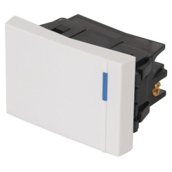 Apagador sencillo Volteck 1.5 módulos línea Española Mod. APSE15-EB