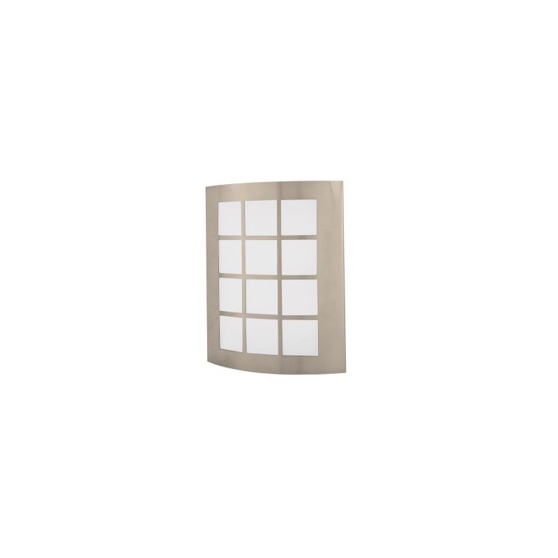 Arbotante exterior decorativo Volteck Lait 15 W acero inoxidable Mod. ARB-003L