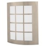 Arbotante exterior decorativo Volteck Lait 15 W acero inoxidable Mod. ARB-003L