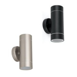 Arbotantes decorativos de acento Volteck Lait 2 spots lámpara no incluída