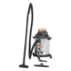 Aspiradora industrial TRUPPER acero inoxidable 5 gal Mod. ASP-5X