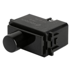 Atenuador de luz rotativos negro Volteck línea Italiana Mod. DIM-IN
