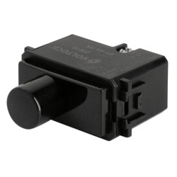 Atenuador de luz rotativos negro Volteck línea Italiana Mod. DIM-IN