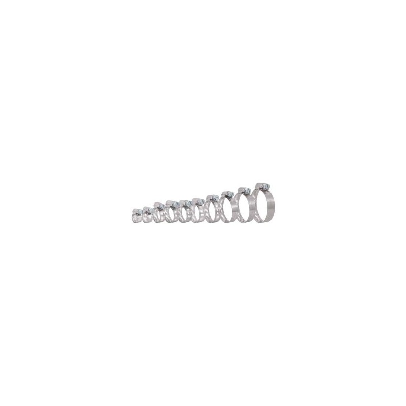 Abrazaderas reforzadas Fiero de acero inoxidable de 3/8” a 1-1/2”