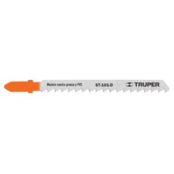 5 seguetas para sierra caladora 6 DPP zanco “T” corte recto para madera Truper Mod.ST-101-D
