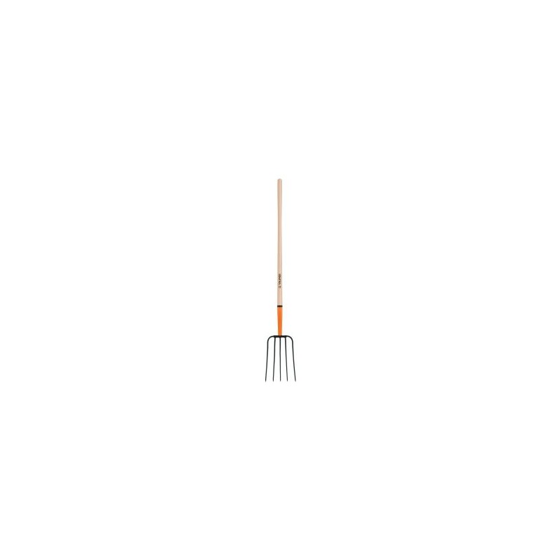 Bieldo para paja 5 dientes mango largo TRUPER 48? Mod. BPJ-5